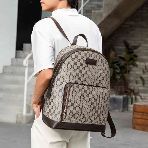 fashion backpack men's bag women's bag classic leather check backpack street student backpack computer bag travel bag
fashion backpack men's bag women's bag classic leather check backpack street student backpack computer bag travel bag