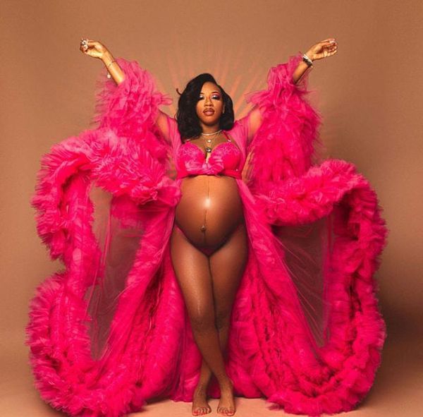 african pink maternity dress robes for po shoot or baby shower ruffle tulle chic women prom gowns ruffles long sleeve po3224532, Black
african pink maternity dress robes for po shoot or baby shower ruffle tulle chic women prom gowns ruffles long sleeve po3224532, Black
