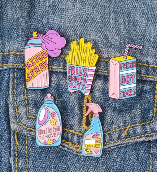 feminist brooch pins collection feminism jewelry funny cute pink blue repellent remover spray enamel brooches pins badges brooch6615186, Gray
feminist brooch pins collection feminism jewelry funny cute pink blue repellent remover spray enamel brooches pins badges brooch6615186, Gray