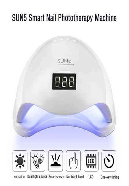 sun5 48w nail dryer uv led for nails lamp curing gel polish quick drying with auto sensor manicure salon tool1312870
sun5 48w nail dryer uv led for nails lamp curing gel polish quick drying with auto sensor manicure salon tool1312870