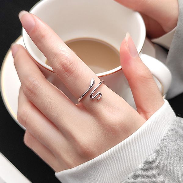 lovely snake shape open adjustable band rings for women punk jewelry girls gift womens opening cocktail ring, Silver
lovely snake shape open adjustable band rings for women punk jewelry girls gift womens opening cocktail ring, Silver