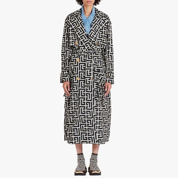 luxury womens designer trench coat balma women windbreaker jacket loose belt coat female casual long trenchs coat, Tan;black
luxury womens designer trench coat balma women windbreaker jacket loose belt coat female casual long trenchs coat, Tan;black