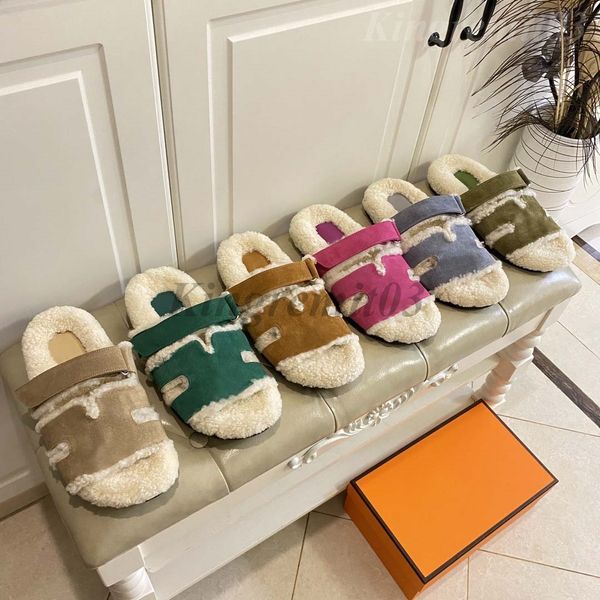 designer chypre sandals wool slippers men women warm sandal classic suede flat slides winter fluffy furry scuffs, Black
designer chypre sandals wool slippers men women warm sandal classic suede flat slides winter fluffy furry scuffs, Black