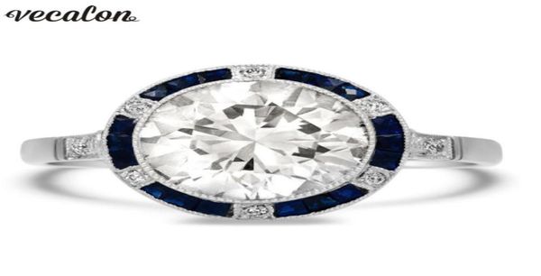 vecalon 2018 luxury ring 925 sterling silver blue crystal cz engagement wedding band ring for women bridal finger jewelry9586148, Slivery;golden
vecalon 2018 luxury ring 925 sterling silver blue crystal cz engagement wedding band ring for women bridal finger jewelry9586148, Slivery;golden