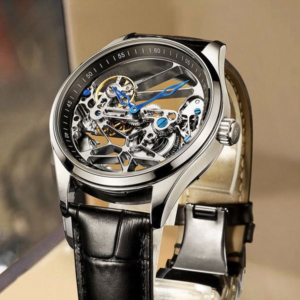 other watches hollow out automatic man watch limited edition mechanical fashion belt and steel band men s wristwatch 230804, Slivery;black
other watches hollow out automatic man watch limited edition mechanical fashion belt and steel band men s wristwatch 230804, Slivery;black