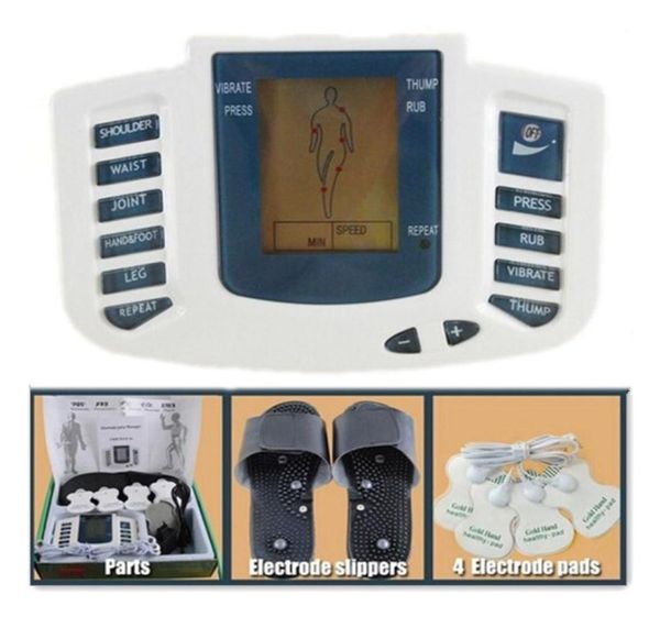 full body massager electrical muscle stimulator full body relax therapy massager electro pulse tens acupuncture massage 4 pads s7194924
full body massager electrical muscle stimulator full body relax therapy massager electro pulse tens acupuncture massage 4 pads s7194924