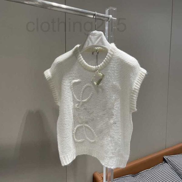 women's knits & tees designer summer new high definition commuter style simple and fashionable reduced age jacquard hollow sleeveless k, White
women's knits & tees designer summer new high definition commuter style simple and fashionable reduced age jacquard hollow sleeveless k, White