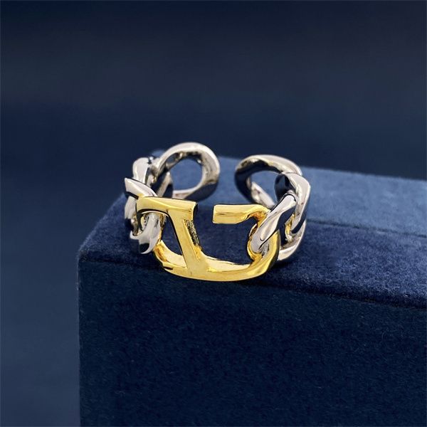 letter v wedding rings logo ring women fashion designer jewelry metal valentinolies luxury woman vlogo opening ring 2435, Silver
letter v wedding rings logo ring women fashion designer jewelry metal valentinolies luxury woman vlogo opening ring 2435, Silver