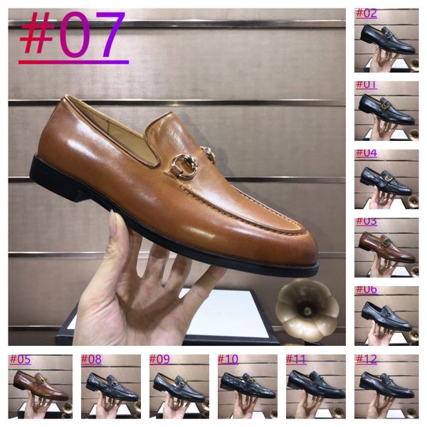 35 style brand men dress shoes luxury oxfords genuine leather designers loafers, Black
35 style brand men dress shoes luxury oxfords genuine leather designers loafers, Black