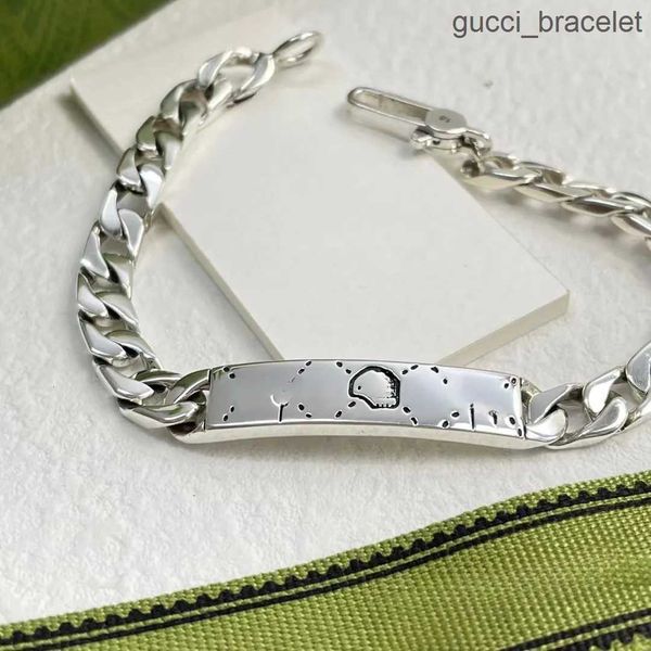luxury mens bracelet designer bracelets woman 925 silver man cuban chain hip hop jewelry 16-21cm braclet letter g engraving cuff bangle coup, Black
luxury mens bracelet designer bracelets woman 925 silver man cuban chain hip hop jewelry 16-21cm braclet letter g engraving cuff bangle coup, Black