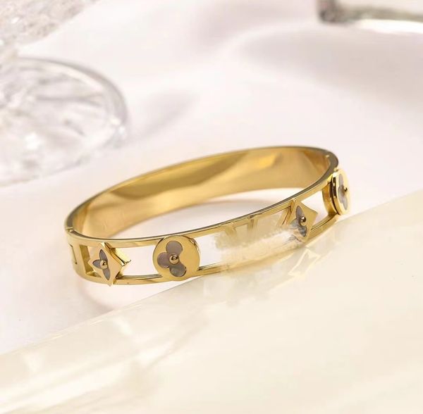 designer branded bracelets women bangle luxury designer jewelry 18k gold plated stainless steel wedding lovers gift bangles wholesale, Black
designer branded bracelets women bangle luxury designer jewelry 18k gold plated stainless steel wedding lovers gift bangles wholesale, Black
