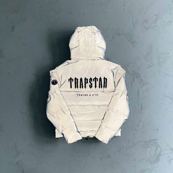 designer trapstar jacket reflective down jacket men's coat warm winter thickening british fashion brand centralcee, Black;brown
designer trapstar jacket reflective down jacket men's coat warm winter thickening british fashion brand centralcee, Black;brown