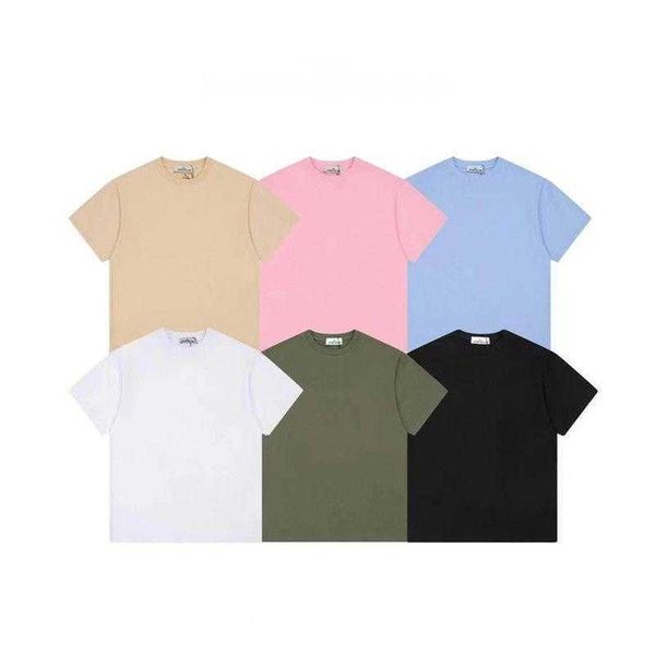 standard island embroidery small new stone solid short sleeve men's and women's fashion brand loose versatile round neck couple t-, White;black
standard island embroidery small new stone solid short sleeve men's and women's fashion brand loose versatile round neck couple t-, White;black