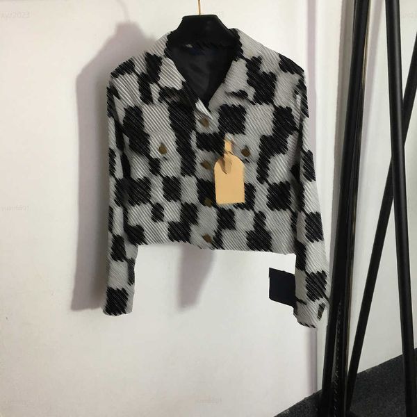 womens designer denim jacket fashion contrast square pattern coat size s- long sleeved denim lapel overcoat aug02, Black;brown
womens designer denim jacket fashion contrast square pattern coat size s- long sleeved denim lapel overcoat aug02, Black;brown