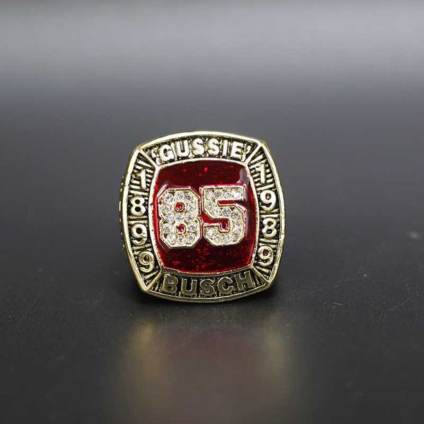 mlb hall of fame champion ring 1899 1989 star gussie busch frontal 85, Silver
