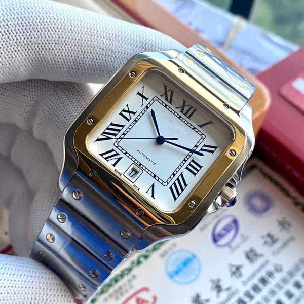desiger watch high qulity santos automatic movement watches doux sapphire mirror date uhr montre carter with box perfect gift prx relojo hom, Slivery;golden
desiger watch high qulity santos automatic movement watches doux sapphire mirror date uhr montre carter with box perfect gift prx relojo hom, Slivery;golden