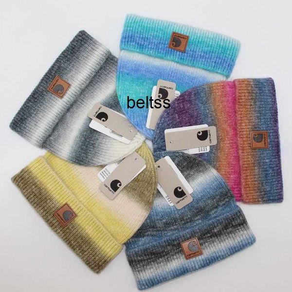 carharts stripe gradient knit hat peak leather hat warmth cold hat outdoor ski couple wool hat, Blue;gray
carharts stripe gradient knit hat peak leather hat warmth cold hat outdoor ski couple wool hat, Blue;gray