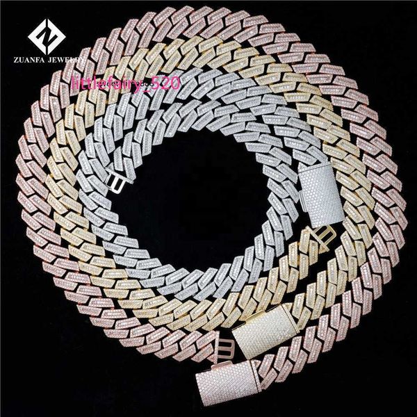 designer jewelry 18mm moissanite iced out diamond gold chain necklace real 14k white gold necklace miami cuban chain, Silver
designer jewelry 18mm moissanite iced out diamond gold chain necklace real 14k white gold necklace miami cuban chain, Silver