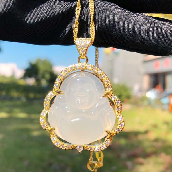 custom luxury hip hop jewelry 18k gold plated iced out jade diamond buddha pendant necklace, Silver
custom luxury hip hop jewelry 18k gold plated iced out jade diamond buddha pendant necklace, Silver