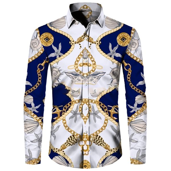men's casual shirts luxury men's shirts fashion golded chain 3d printed long sleeve turn-down collar buttoned shirt party club ca, White;black
men's casual shirts luxury men's shirts fashion golded chain 3d printed long sleeve turn-down collar buttoned shirt party club ca, White;black
