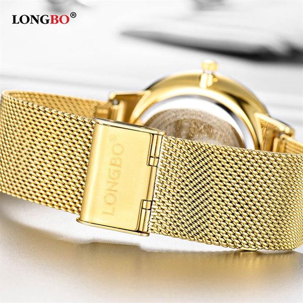luxury longbo business men women luxury stainless steel band male female quartz watch calendar couple wristwatch 50282327, Slivery;brown
luxury longbo business men women luxury stainless steel band male female quartz watch calendar couple wristwatch 50282327, Slivery;brown
