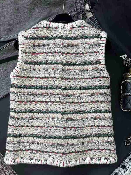 women's vests designer 23 pre autumn new french style celebrity weaving stripe tweed wool vest zal6, Black;white
women's vests designer 23 pre autumn new french style celebrity weaving stripe tweed wool vest zal6, Black;white