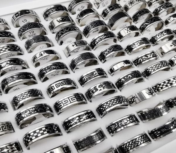 mix styles fashion band rings for men mixed sizes stainless steel black ring whole and retail jewelry4774624, Silver
mix styles fashion band rings for men mixed sizes stainless steel black ring whole and retail jewelry4774624, Silver