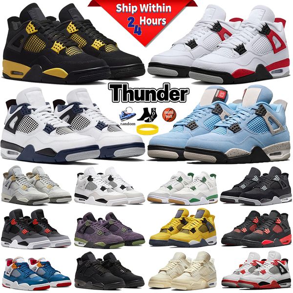 4 basketball shoes mens womens 4s og red cement thunder university blue pine green military black midnight navy trainers for men jumpman spo
4 basketball shoes mens womens 4s og red cement thunder university blue pine green military black midnight navy trainers for men jumpman spo