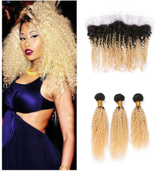 two tone 1b 613 dark root ombre virgin human hair bundles afro kinky curly with 134 blonde ear to ear lace frontal closure3893505, Black;brown
two tone 1b 613 dark root ombre virgin human hair bundles afro kinky curly with 134 blonde ear to ear lace frontal closure3893505, Black;brown