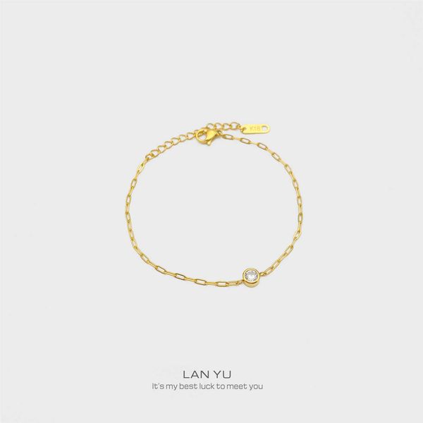 lanyu colorless minimalist advanced single diamond bracelet bead chain tiffay white super sparkling gift, Golden;silver
lanyu colorless minimalist advanced single diamond bracelet bead chain tiffay white super sparkling gift, Golden;silver