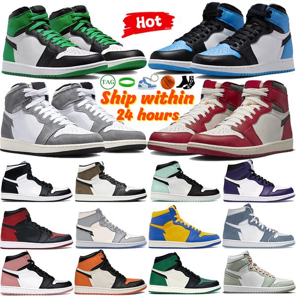 new 1s basketball shoes men women jumpman 1 sports sneakers chicago lost and found lucky green patent bred true blue se space jam light smok
new 1s basketball shoes men women jumpman 1 sports sneakers chicago lost and found lucky green patent bred true blue se space jam light smok