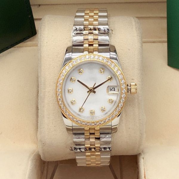 rose gold 31mm fashion womens watches sapphire date mechanical automatic ladies dress watch stainless steel bracelet, Slivery;golden
rose gold 31mm fashion womens watches sapphire date mechanical automatic ladies dress watch stainless steel bracelet, Slivery;golden