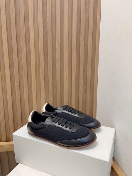 designer woman shoes the row lace-up candy color ventilated canvas perforations men platform mesh sneaker with box size 35-40 6ver, Black
designer woman shoes the row lace-up candy color ventilated canvas perforations men platform mesh sneaker with box size 35-40 6ver, Black