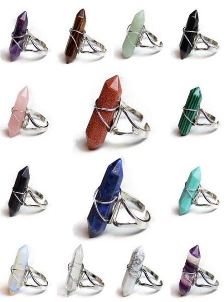 new hexagonal prism rings gemstone rock natural crystal quartz healing point chakra stone charms opening rings for women men2569045, Golden;silver
new hexagonal prism rings gemstone rock natural crystal quartz healing point chakra stone charms opening rings for women men2569045, Golden;silver