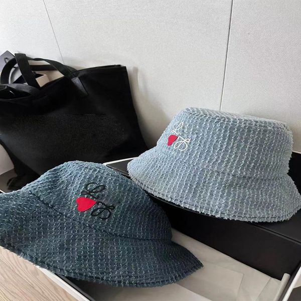 autumn and summer sunshade and sunscreen designer bucket hat women's fashion heart pattern printed denim material 2 colors casquette, Blue;gray
autumn and summer sunshade and sunscreen designer bucket hat women's fashion heart pattern printed denim material 2 colors casquette, Blue;gray