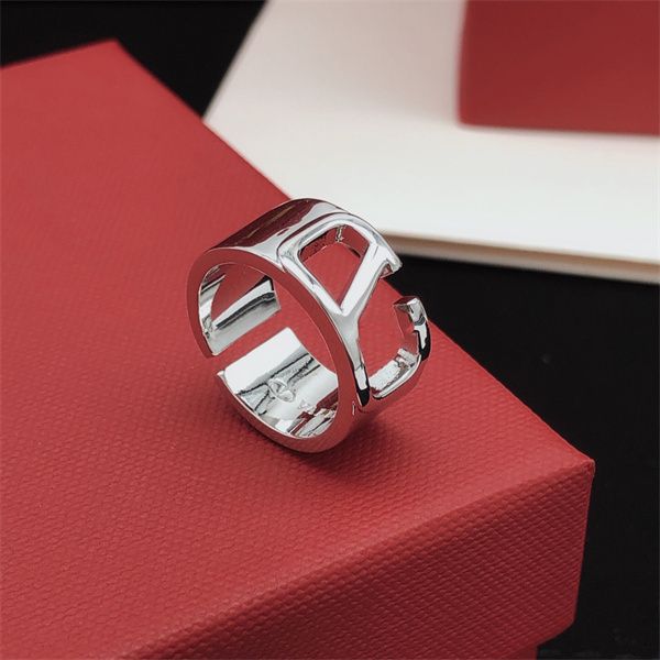 letter v wedding rings logo ring women fashion designer jewelry metal valentinolies luxury woman vlogo opening ring 2367, Silver
letter v wedding rings logo ring women fashion designer jewelry metal valentinolies luxury woman vlogo opening ring 2367, Silver