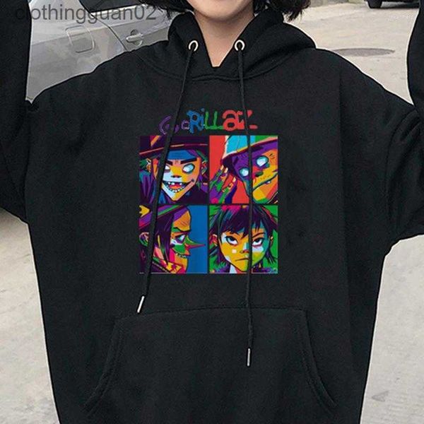 men's hoodies autumn winter music gorillaz print hoodie women's pullover streetwear hip-hop men sweatshirts brand band clothing, Black
men's hoodies autumn winter music gorillaz print hoodie women's pullover streetwear hip-hop men sweatshirts brand band clothing, Black