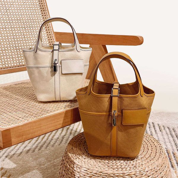 picotin lock designers bags cargo niche design vegetable basket canvas splicing layer swift cowhide tote bag tote bag bucket women's ba
picotin lock designers bags cargo niche design vegetable basket canvas splicing layer swift cowhide tote bag tote bag bucket women's ba