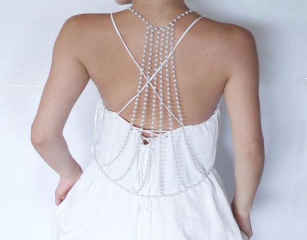 spring pearls adorned bridal jewelry body chain jewerly european fashion ladies summer female2161847, White
spring pearls adorned bridal jewelry body chain jewerly european fashion ladies summer female2161847, White