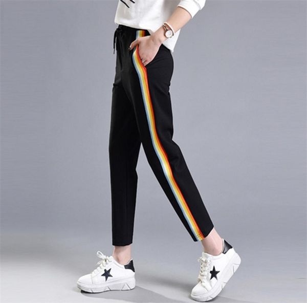 spring summer women casual sweatpants rainbow striped printed side pant ladies loose trousers joggers sweat pants plus size 2106076020672, Black;white
spring summer women casual sweatpants rainbow striped printed side pant ladies loose trousers joggers sweat pants plus size 2106076020672, Black;white
