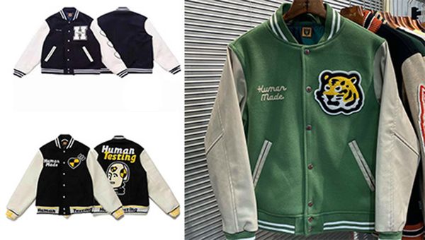 designer human made rocky robot lo fu tau dog embroidery baseball uniform coat embroidery, Black;brown
designer human made rocky robot lo fu tau dog embroidery baseball uniform coat embroidery, Black;brown