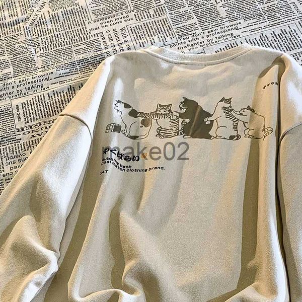 women's hoodies sweatshirts japanese round neck pullover trend boys and girls sweaters loose all match cat new spring and autumn sweat, Black
women's hoodies sweatshirts japanese round neck pullover trend boys and girls sweaters loose all match cat new spring and autumn sweat, Black