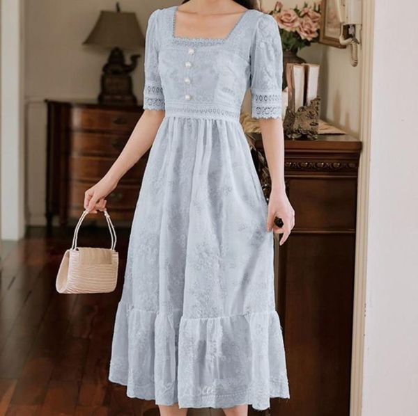 zawfl sweet soft girl a line dress summer lace embroidery button decor party dresses casual street boho vestido midi feminino 21052120870, Black;gray
zawfl sweet soft girl a line dress summer lace embroidery button decor party dresses casual street boho vestido midi feminino 21052120870, Black;gray