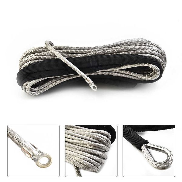 ropes towing bars 15m high strength synthetic winch line cable rope tow cord with gray for most cars suv atv motorcycle r230807
ropes towing bars 15m high strength synthetic winch line cable rope tow cord with gray for most cars suv atv motorcycle r230807