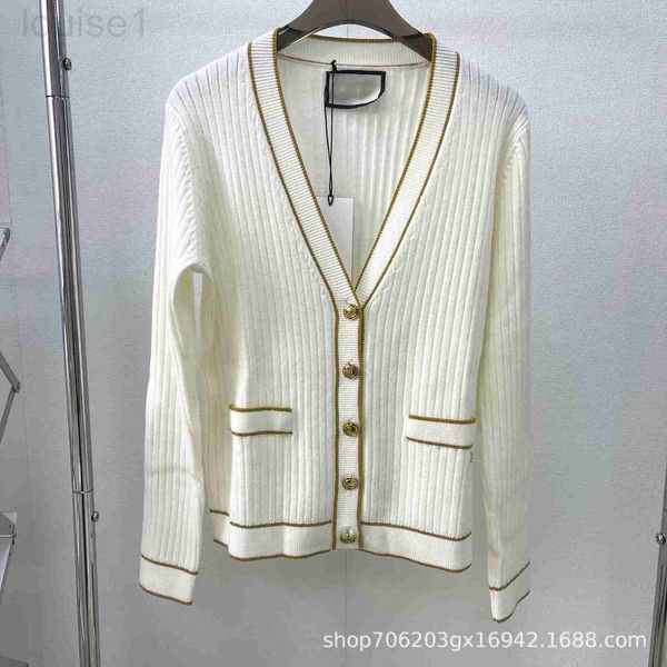 women's knits & tees designer 23 nanyou early autumn new g family casual fashion versatile contrast color v-neck long sleeve wool knitt, White
women's knits & tees designer 23 nanyou early autumn new g family casual fashion versatile contrast color v-neck long sleeve wool knitt, White