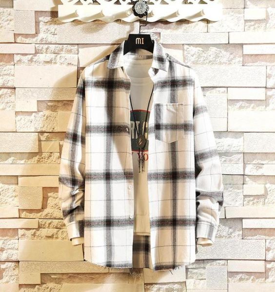 retro mens plaid shirt 2021 men long sleeve shirts 100 cotton loose streetwear jacket kpop clothes18557188958088, White;black
retro mens plaid shirt 2021 men long sleeve shirts 100 cotton loose streetwear jacket kpop clothes18557188958088, White;black