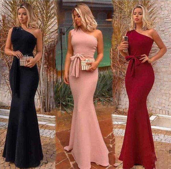 basic casual dresses women fashion soft satin prom evening dress one shoulder sleeveless party dress bandage waist elegant mermaid formal dr, Black;gray
basic casual dresses women fashion soft satin prom evening dress one shoulder sleeveless party dress bandage waist elegant mermaid formal dr, Black;gray