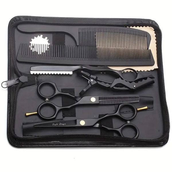 5.5 inch hair cutting scissors set with razor, pu leather scissors case, barber hair cutting shears hair thinning/texturizing shears for pro
5.5 inch hair cutting scissors set with razor, pu leather scissors case, barber hair cutting shears hair thinning/texturizing shears for pro