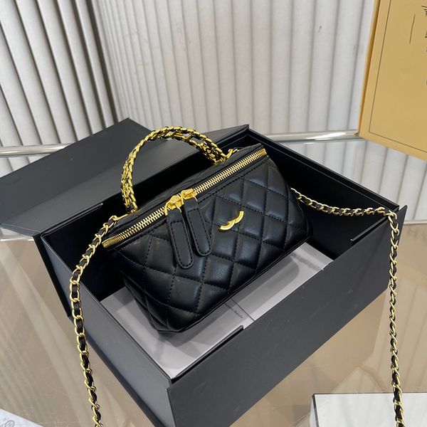 womens makeup bag leather diamond hardware metal clasp matelasse chain crossbody bag shoulder bags gold handle handbag luxury handbags purse
womens makeup bag leather diamond hardware metal clasp matelasse chain crossbody bag shoulder bags gold handle handbag luxury handbags purse