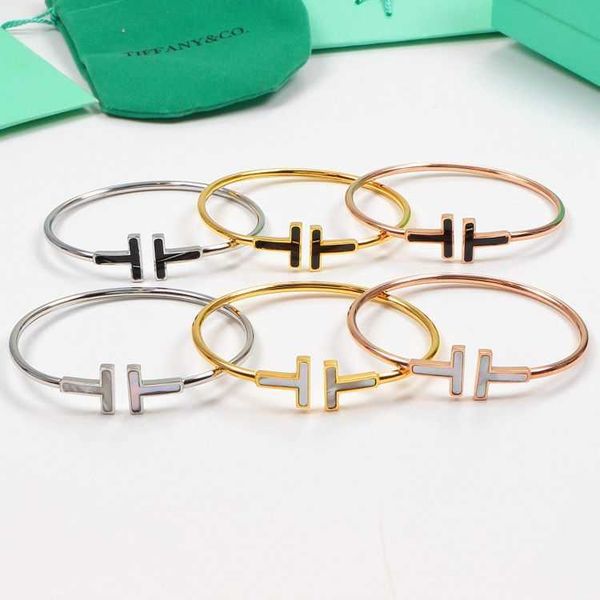 netizen tiffay diamond open bracelet couple bracelet titanium steel bracelet, Black
netizen tiffay diamond open bracelet couple bracelet titanium steel bracelet, Black